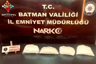 Batman'da 4 Kilo Metamfetamin Operasyonu: 2 Tutuklama