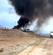 Batman'da Atık Petrol Yangını Kontrol Altında
