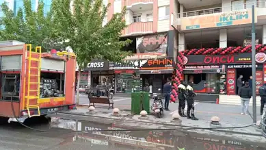 Doğu Anadolu Bölgesinde Dönerci Dükkanında Yangın