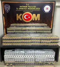 Batman'da 8 Bin Paket Kaçak Sigara Ele Geçirildi