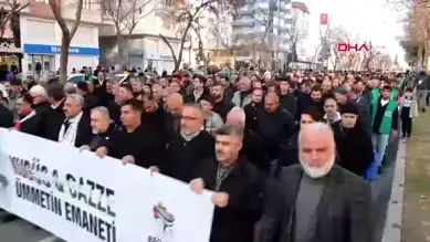 Batman'da Kudüs ve Gazze İçin Yürüyüş