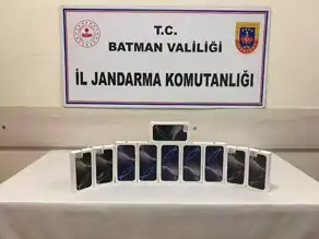 Hasankeyf'te Gümrük Kaçağı Cep Telefonları Ele Geçirildi