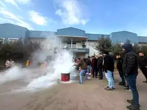 Kozluk Gençlik Merkezi'nde Yangın Tatbikatı