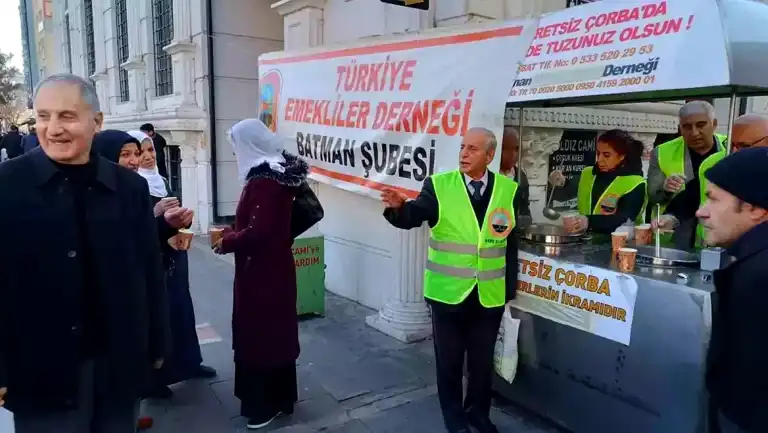 Batman'da 2 Bin Kişiye Ücretsiz Çorba