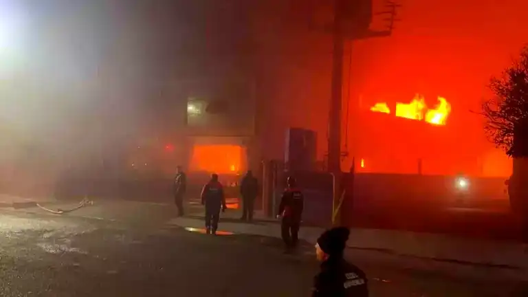 Batman'da Mobilya Fabrikası Yandı!